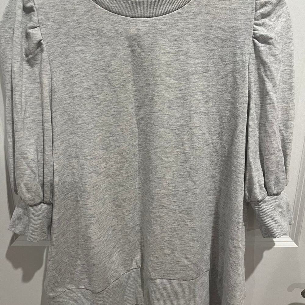 Ava & Viv size 1x puff sleeve sweatshirt plus size